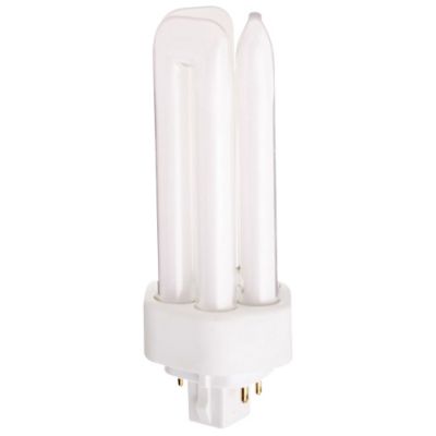 26W 120V T4 GX24q-3 Triple Tube CFL 3500K Bulb by SATCO Lighting - Starlight Lighting USA and Canada